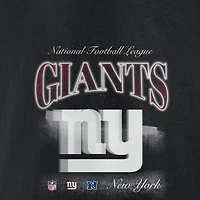 Men's Fanatics  Black New York Giants Back Logo Fleece Hoodie