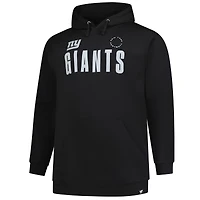 Men's Fanatics Black New York Giants Big & Tall Chip Shot Hoodie