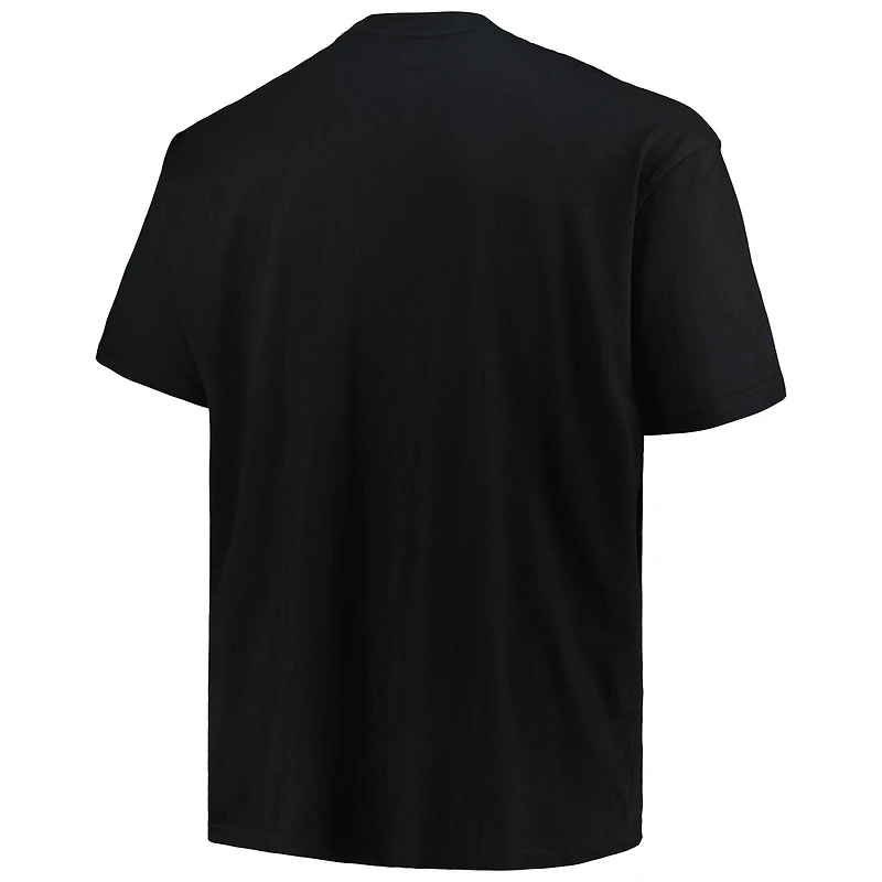 Men's Fanatics Black New York Giants Big & Tall Pop T-Shirt