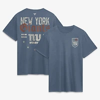 Men's Fanatics  Blue New York Giants Washed Americana T-Shirt
