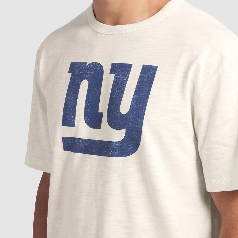 Men's Fanatics Cream New York Giants Slub T-Shirt