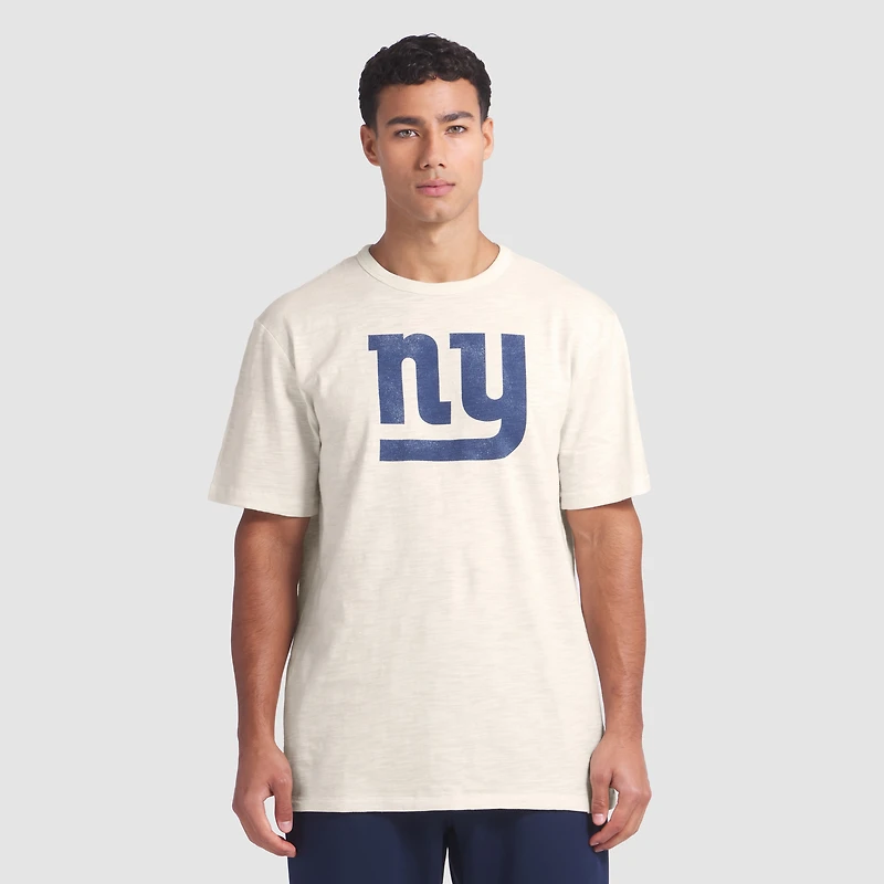 Men's Fanatics Cream New York Giants Slub T-Shirt