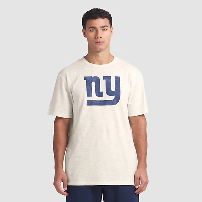 Men's Fanatics  Cream New York Giants Slub T-Shirt