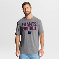 T-shirt tri-blend hommage aux Giants de New York, gris chiné, Fanatics pour homme