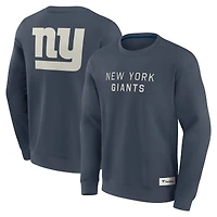 Sweat-shirt à capuche avec inscription Future Ground de la marque Fanatics pour homme, bleu marine, New York Giants