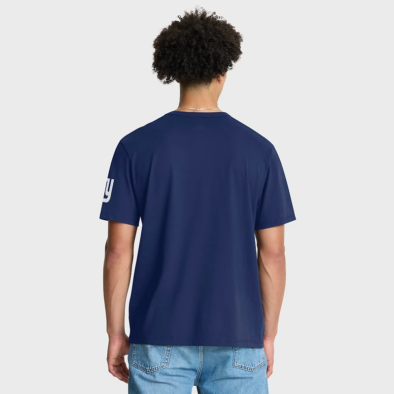 T-shirt classique fanatique bleu marine New York Giants Elevated Legacy pour homme