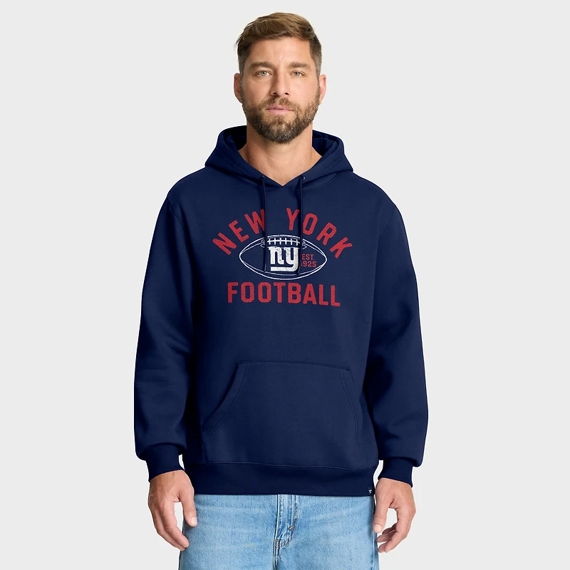 Sweat à capuche Fumblerooski Legacy bleu marine pour homme des New York Giants