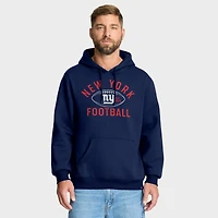 Sweat à capuche Fumblerooski Legacy bleu marine pour homme des New York Giants