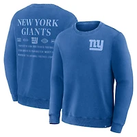 Sweat-shirt Fanatics Royal pour homme, Deep Route, New York Giants