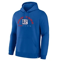 Sweat à capuche Fanatics Royal New York Giants pour homme, motif Legacy, retard de jeu