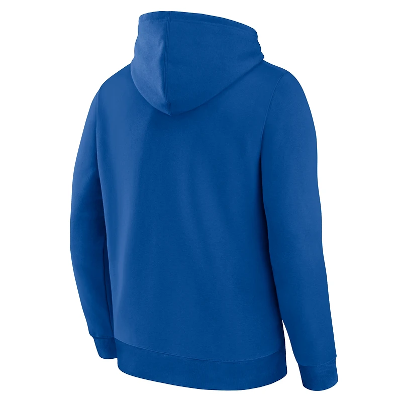 Sweat à capuche Fanatics Royal New York Giants pour homme, motif Legacy, retard de jeu