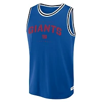 Débardeur Fanatics Royal New York Giants Elements Future Ground pour homme