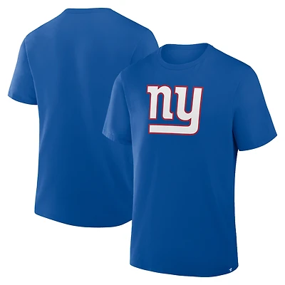 T-shirt Fanatics Royal pour homme, héritage des New York Giants