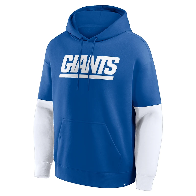 Sweat à capuche Fanatics Royal New York Giants pour homme