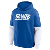 Sweat à capuche Fanatics Royal New York Giants pour homme