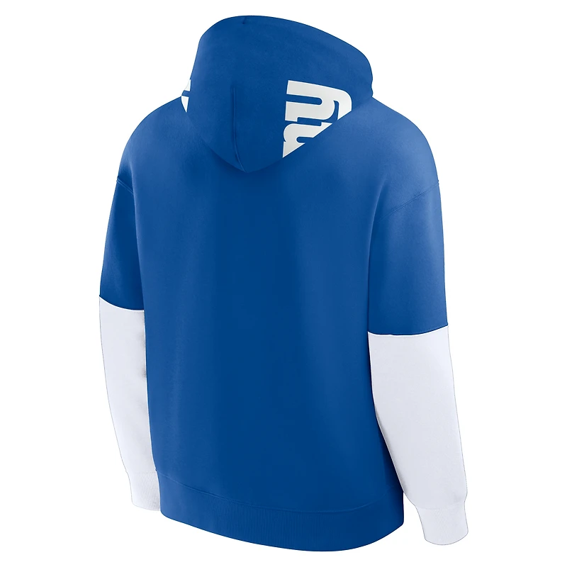 Sweat à capuche Fanatics Royal New York Giants pour homme