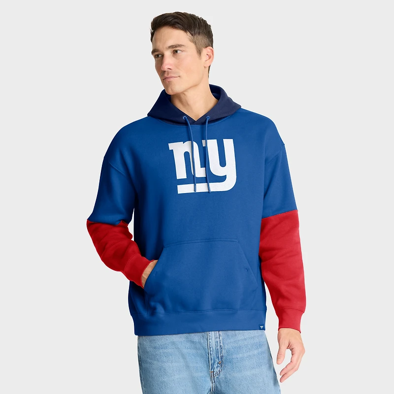 Sweat à capuche rétro Fanatics Royal New York Giants pour homme