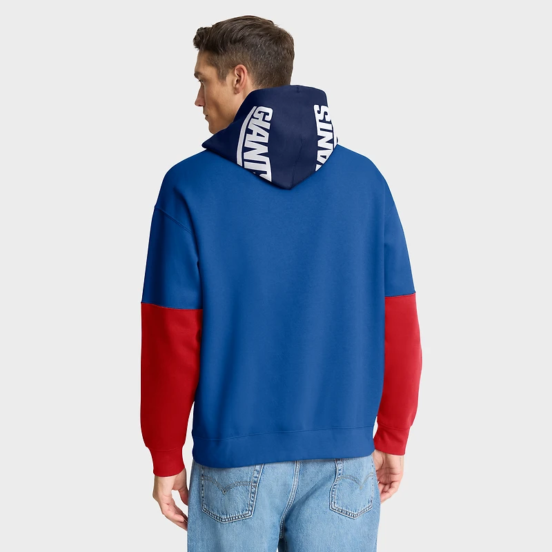 Sweat à capuche rétro Fanatics Royal New York Giants pour homme