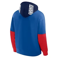 Sweat à capuche rétro Fanatics Royal New York Giants pour homme