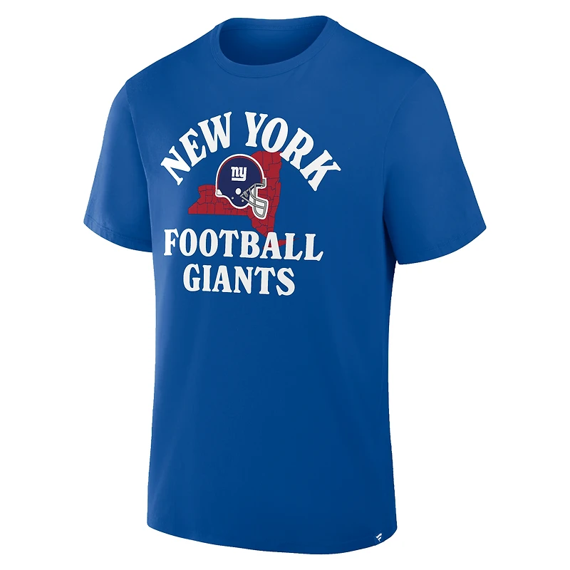 Men's Fanatics Royal New York Giants Hometown Local T-Shirt