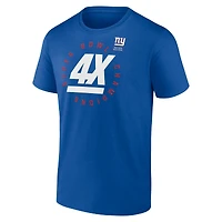 T-shirt Offensive Drive Fanatics Royal New York Giants pour hommes