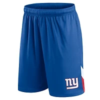 Short interlock Fanatics Royal New York Giants pour hommes