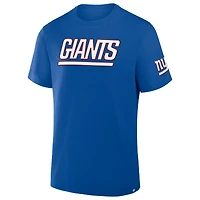 T-shirt Fanatics Royal pour homme des New York Giants, Option Route Legacy