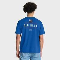 T-shirt Fanatics Royal pour homme avec poche passe des New York Giants