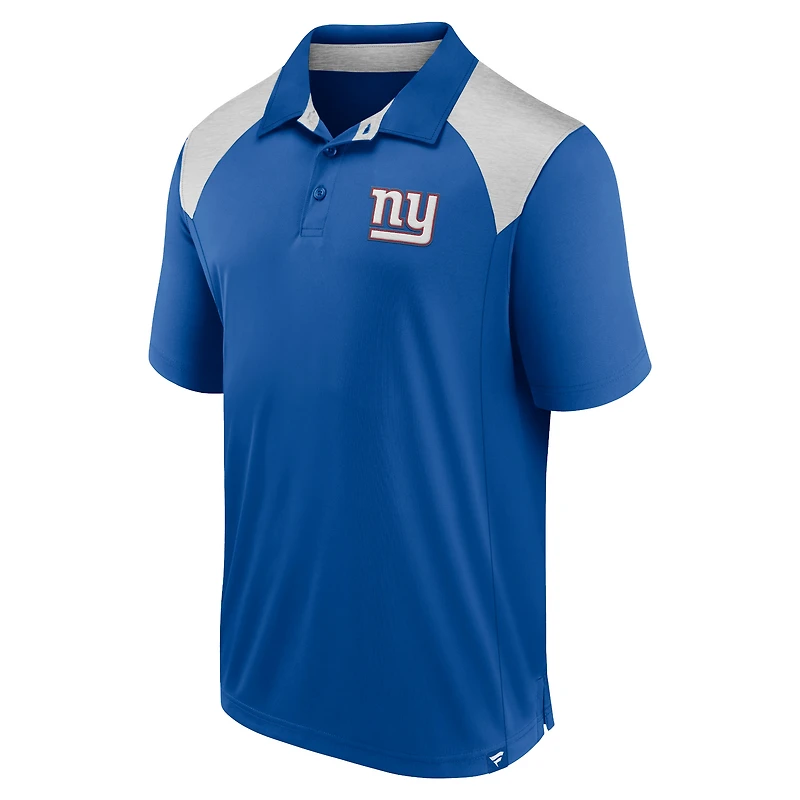 Polo primaire Fanatics Royal New York Giants pour hommes