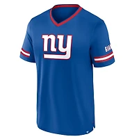 T-shirt empilable à rayures Fanatics Royal New York Giants pour hommes