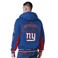 Men's G-III Extreme Royal New York Giants No Huddle Commemorative Full-Zip Hoodie Jacket