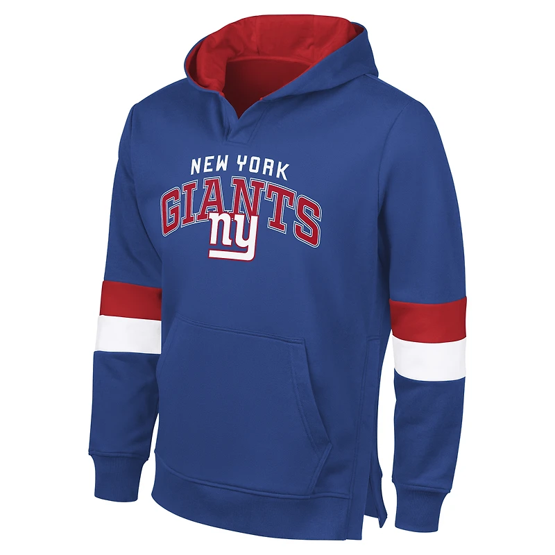 Sweat à capuche adaptatif G-III Sports by Carl Banks pour homme, bleu royal/rouge, New York Giants