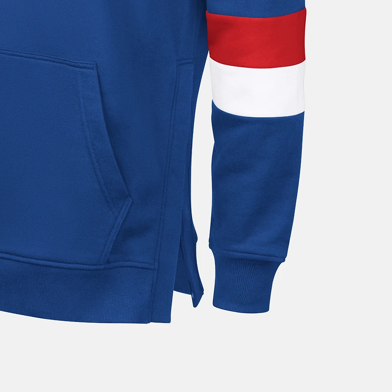 Sweat à capuche adaptatif G-III Sports by Carl Banks pour homme, bleu royal/rouge, New York Giants