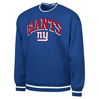 Sweat-shirt en polaire Adaptive Blocker G-III Sports by Carl Banks Royal pour homme des New York Giants