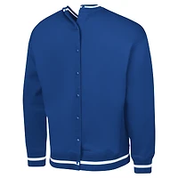 Sweat-shirt en polaire Adaptive Blocker G-III Sports by Carl Banks Royal pour homme des New York Giants