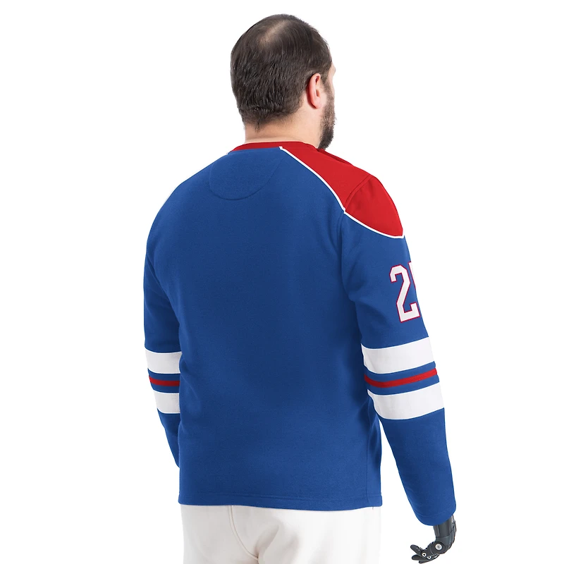 Sweat-shirt ras du cou adaptatif G-III Sports by Carl Banks Royal New York Giants pour homme