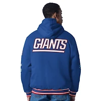 Veste à capuche zippée commémorative G-III Sports by Carl Banks Royal New York Giants pour homme