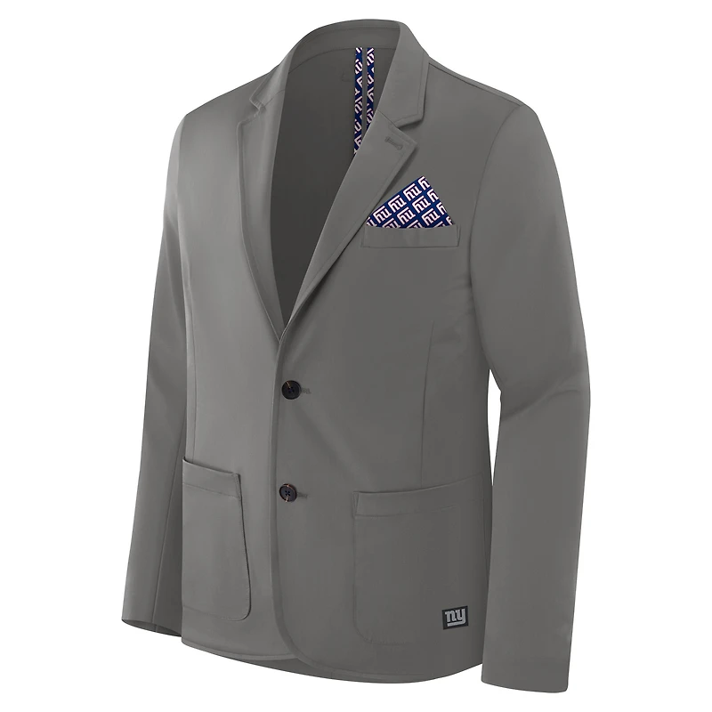 Men's J. Palmer Graphite New York Giants Man-In-Motion Blazer