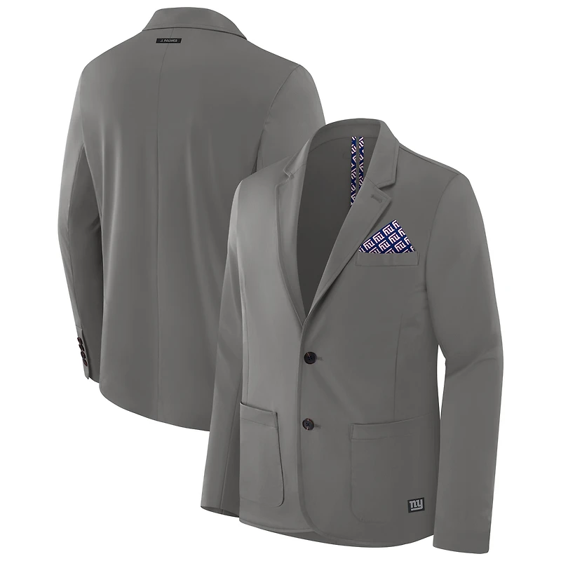 Blazer graphite J. Palmer pour homme des New York Giants