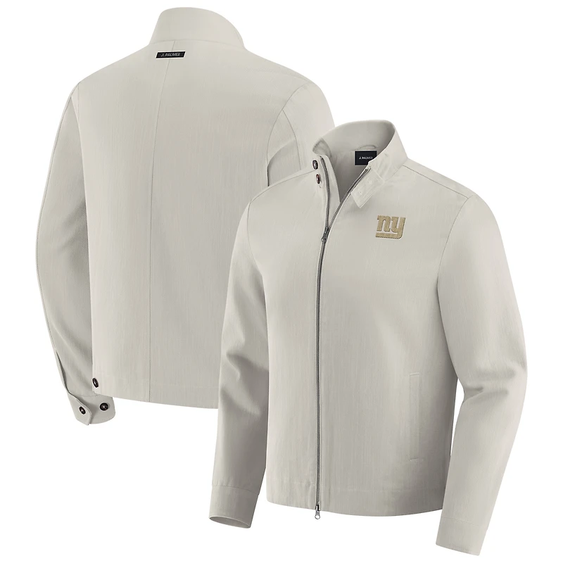 Men's J. Palmer Gray New York Giants Air Raid Full-Zip Jacket