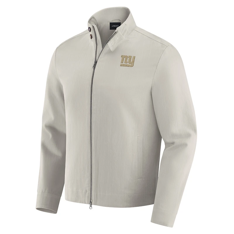 Men's J. Palmer Gray New York Giants Air Raid Full-Zip Jacket