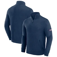 Pull zippé à quart de tour New York Giants bleu marine J. Palmer pour homme