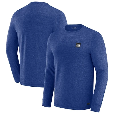 T-shirt à manches longues J. Palmer Royal New York Giants pour homme