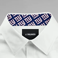 Men's J. Palmer White New York Giants Man-In-Motion Long Sleeve Button-Up Dress Shirt