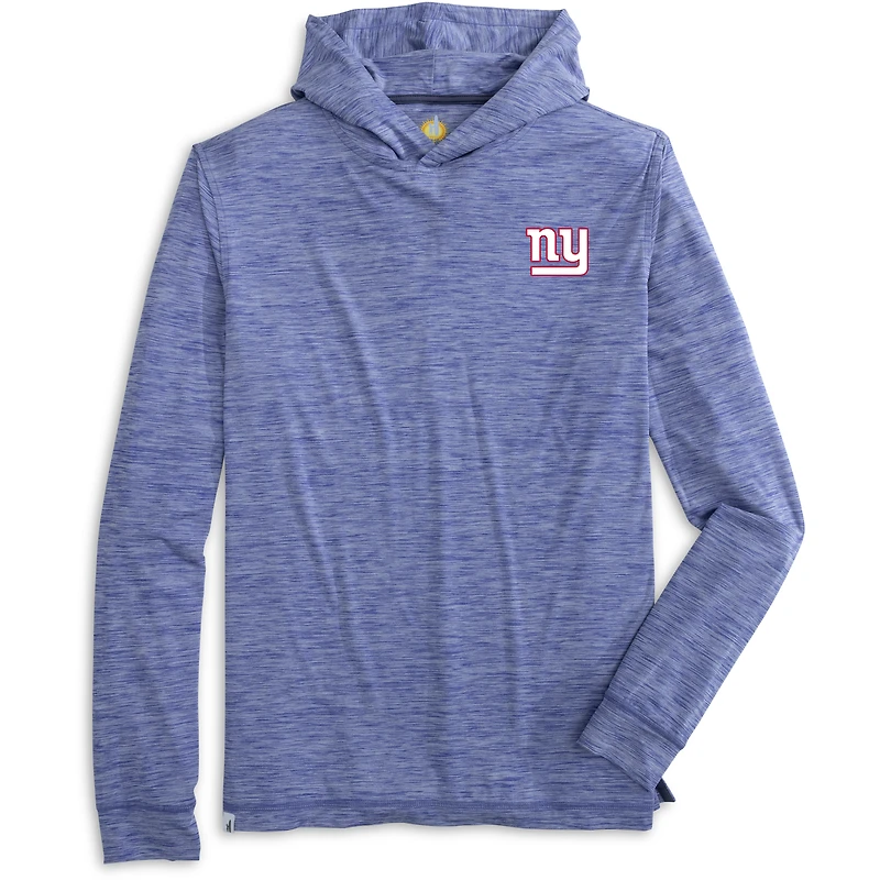 Men's johnnie-O  Royal New York Giants Talon Long Sleeve Hooded T-Shirt