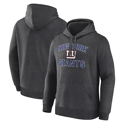 Sweat à capuche New York Giants Arch Victory, couleur gris chiné, pour homme