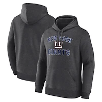 Sweat à capuche New York Giants Arch Victory, couleur gris chiné, pour homme