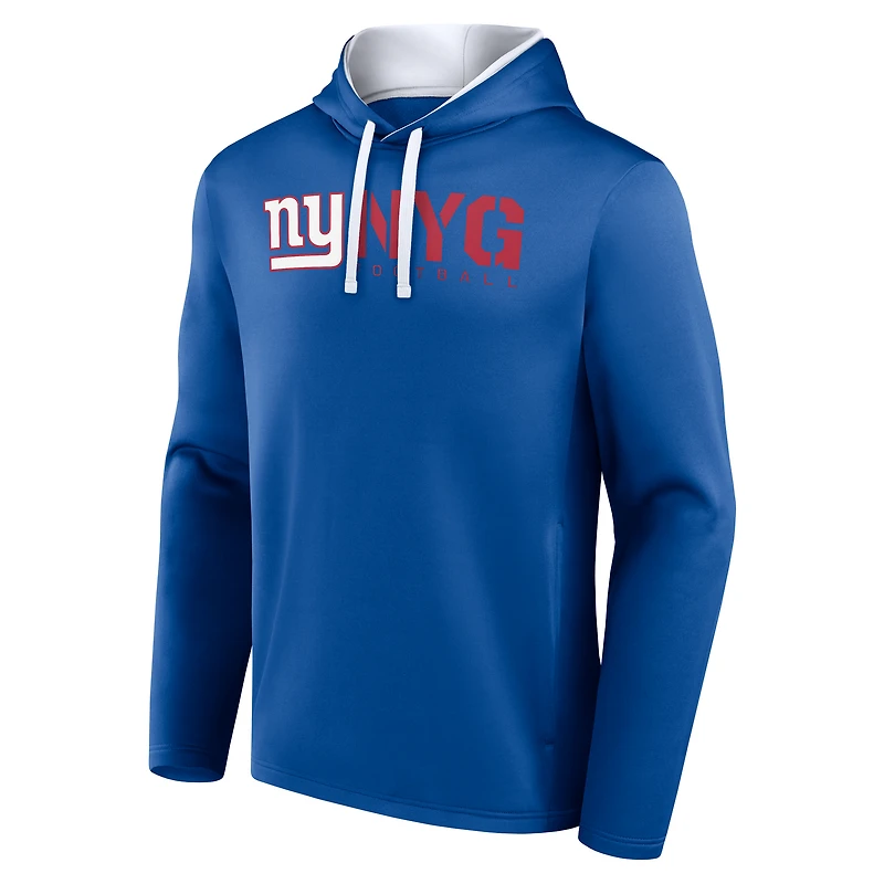 Sweat à capuche Athletic Royal pour homme, motif tête de mort des Giants New York