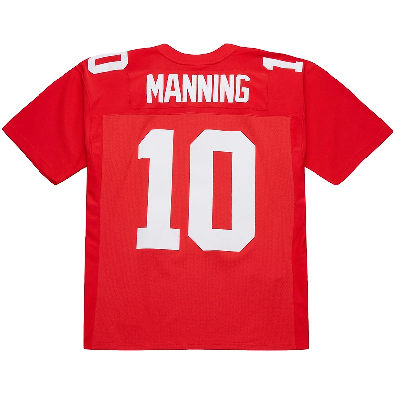 Men's Mitchell & Ness Eli Manning Red New York Giants 2004 Team Legacy Retired Player Big Tall Jersey