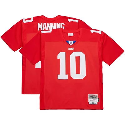 Men's Mitchell & Ness Eli Manning Red New York Giants 2004 Team Legacy Retired Player Big Tall Jersey